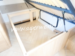 Caravelair - Sport line 455 plan camping car avec AUVENT OU STORE