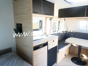 Caravelair - Sport line 455 plan camping car avec AUVENT OU STORE