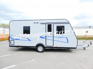 Caravelair - Sport line 455 plan camping car avec AUVENT OU STORE