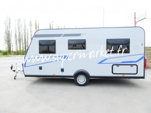 Caravelair - Sport line 455 plan camping car avec AUVENT OU STORE