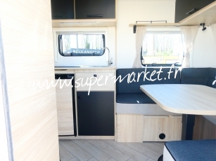 Caravelair - Sport line 455 plan camping car avec AUVENT OU STORE